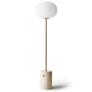 JWDA floor | travertine and brushed brass