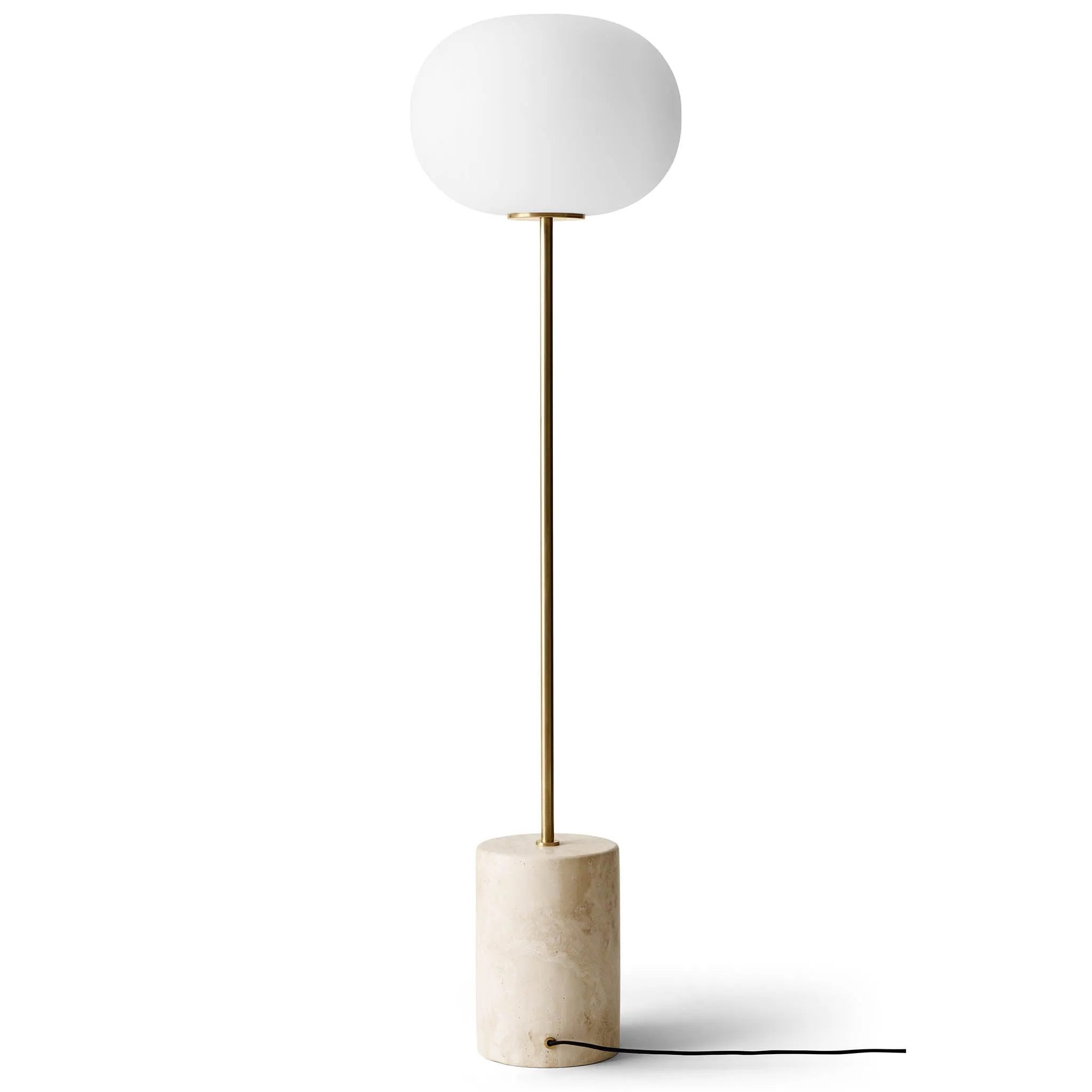 JWDA floor | travertine and brushed brass