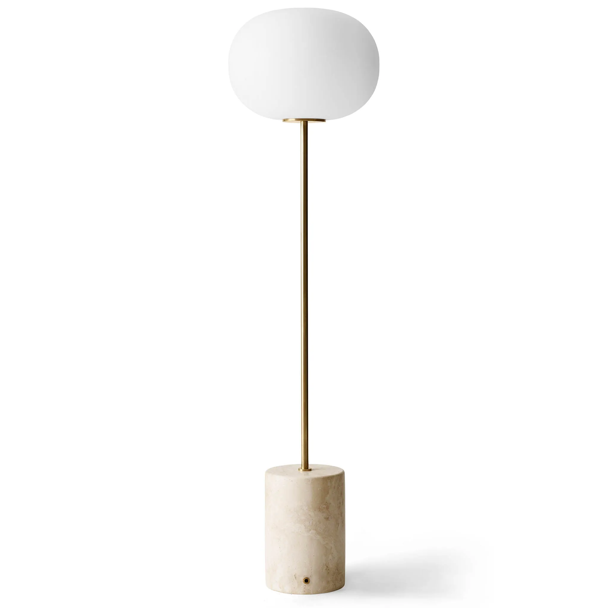 JWDA floor | travertine and brushed brass