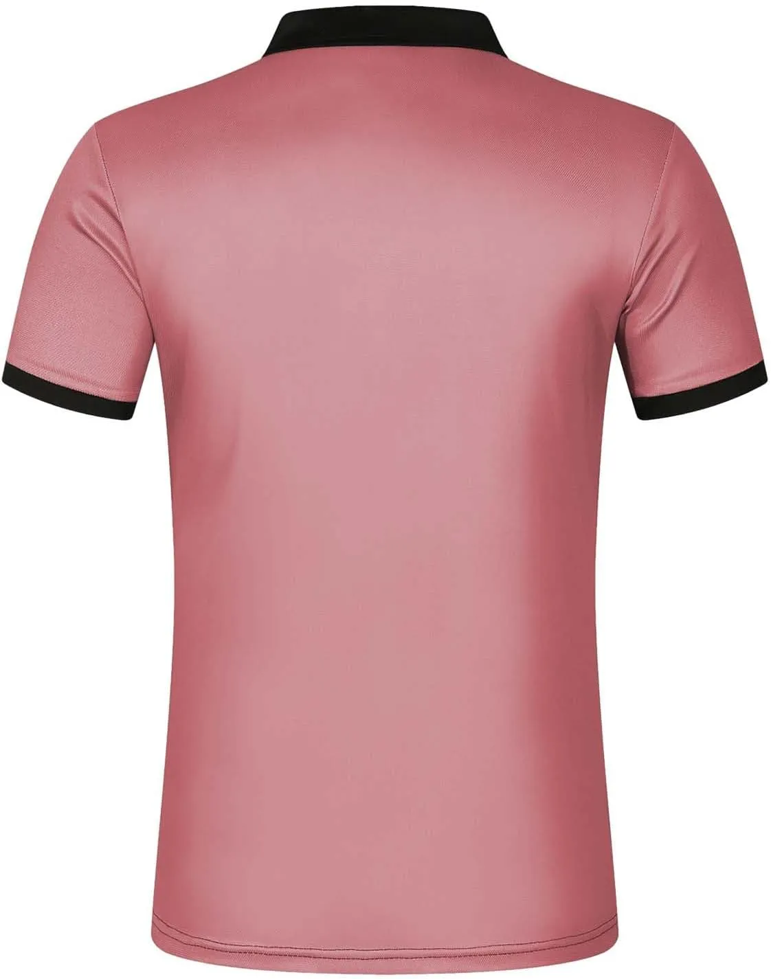 Polo Shirts for Men with Pocket Casual Collared Shirt Polos Classic Button Golf Shirt Loose Athletic Pullover