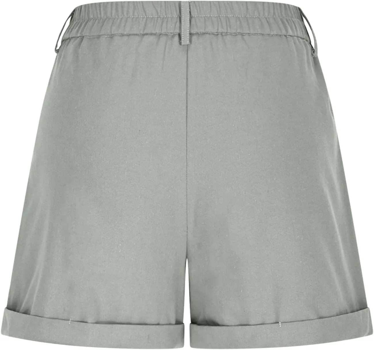 Women's Comfort Tailored Stretch Cotton Solid and Novelty Short Relaxed Fit Casual High Waist Pocketed Denim Shorts